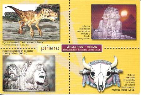 POSTAL A5349: Publicidad de Piñero de Alcoy
