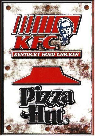 POSTAL A5351: Postal de Pizza Hut y KFC de Andorra