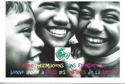 POSTAL A5341: Publicidad de Pharmaciens sans Frontieres