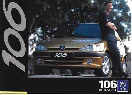 POSTAL A5340: Publicidad de Peugeot 106