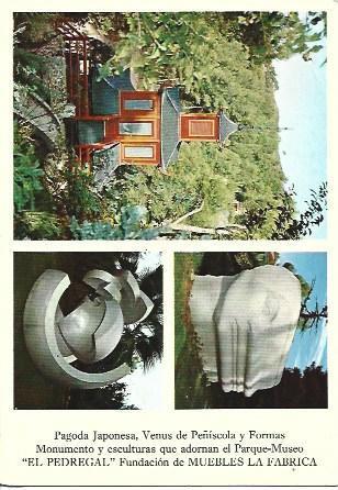 POSTAL A5324: Esculturas en El Pedregal de Bellaterra