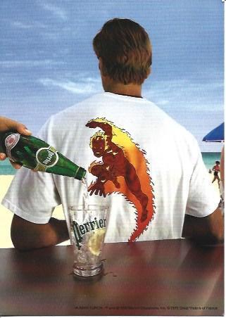 POSTAL A5334: Publicidad de Perrier