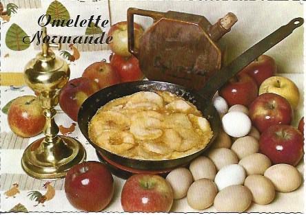 POSTAL A5361: Receta Omelette Normande. Laboratorios Loyos