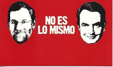 POSTAL A5392: Mariano Rajoy y Jose Luis Rodriguez Zapatero