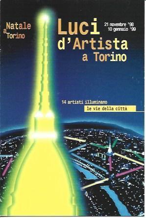 POSTAL A5384: Luci d'Artista en Torino