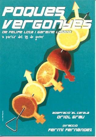 POSTAL A5364: Poques Vergonyes en el Teatre Regina de Barcelona