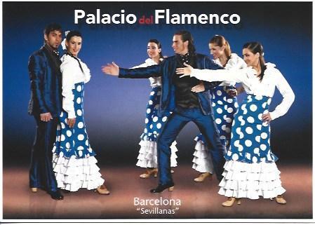 POSTAL A5613: Palacio del Flamenco. Sevillanas