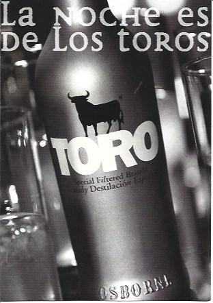 POSTAL A5602: Licor Toro, publicidad