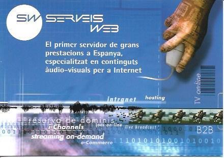 POSTAL A5632: Publicidad de Serveis Web