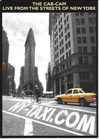 POSTAL A5520: Publicidad de My taxi.com. Nueva York