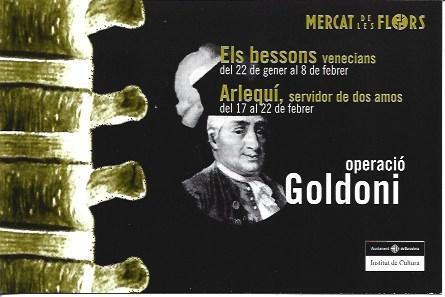POSTAL A5536: Operacio Goldoni en el Mercat de les Flors. Barcelona