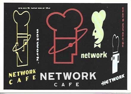 POSTAL A5569: Publicidad de Network Café en Barcelona