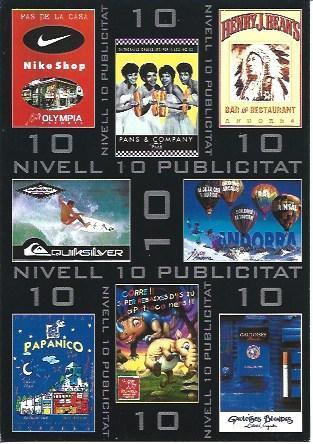 POSTAL A5577: Nivell 10 Publicidad. Andorra