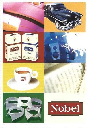 POSTAL A5578: Publicidad de tabaco Nobel