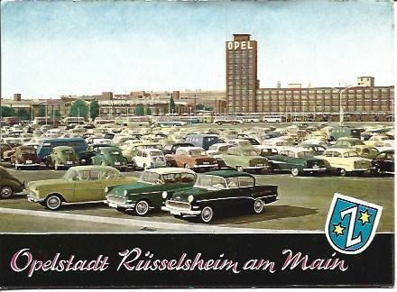 POSTAL A5540: Fabrica Opel en Russelsheim