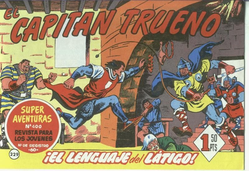 El Capitan trueno facsimil numero 229: El lenguaje del latigo