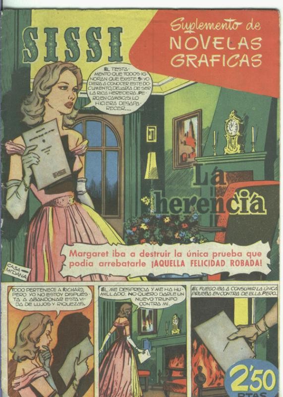 Sissi suplemento de Novelas Graficas numero 048: Stan Kamber (ficha)