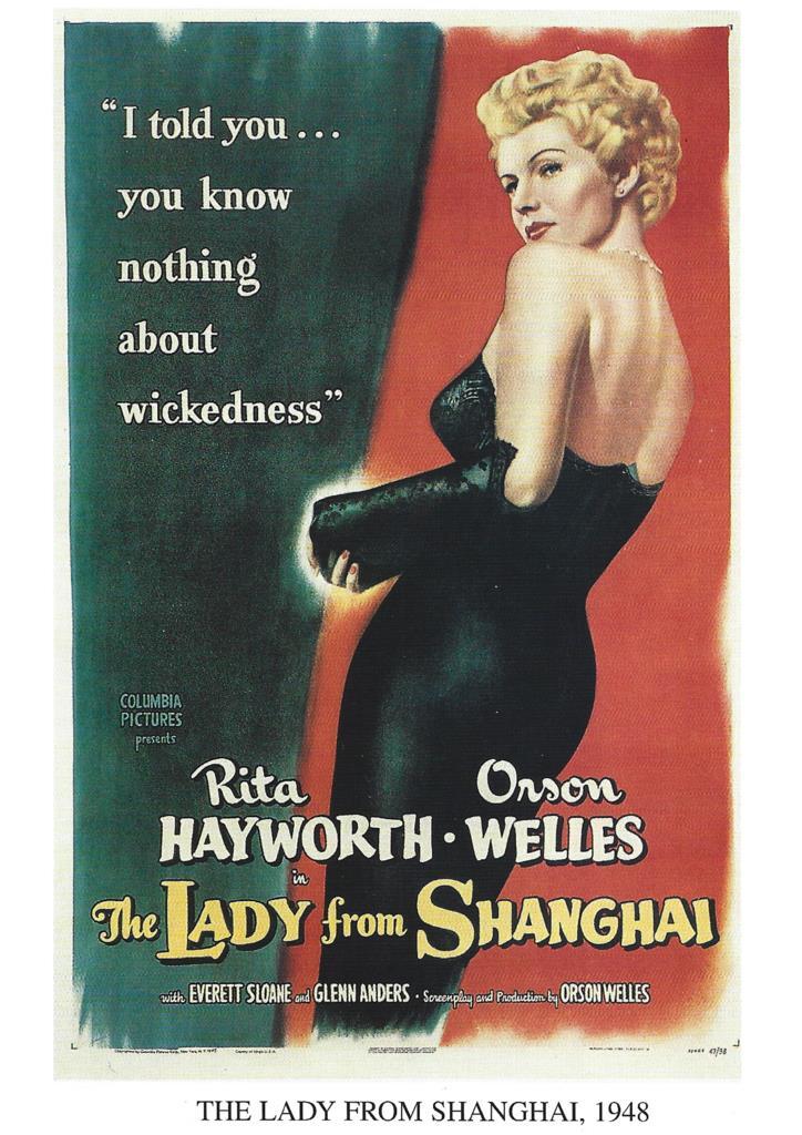 Poster DIN 4 numero 1220: The Lady From Shanghai, 1948: Rita Hayworth, Orson Welles