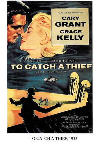 Poster DIN 4 numero 1224: To Catch a Thieff, 1955: Cary Grant, Grace Kelly