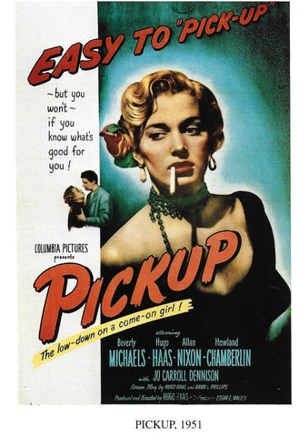 Poster DIN 4 numero 1228: Pickup, 1951: Beverly Michaels, Hugo Haas