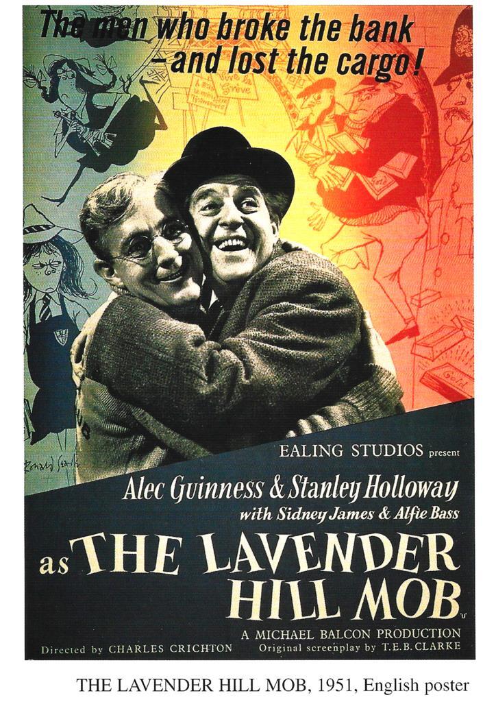 Poster DIN 4 numero 1229: The Lavender Hill Mob, 1951: Alec Guinnes, Stanley Holloway