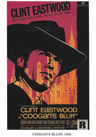 Poster DIN 4 numero 1230: Coogan's Bluff, 1968: Clint Eastwood