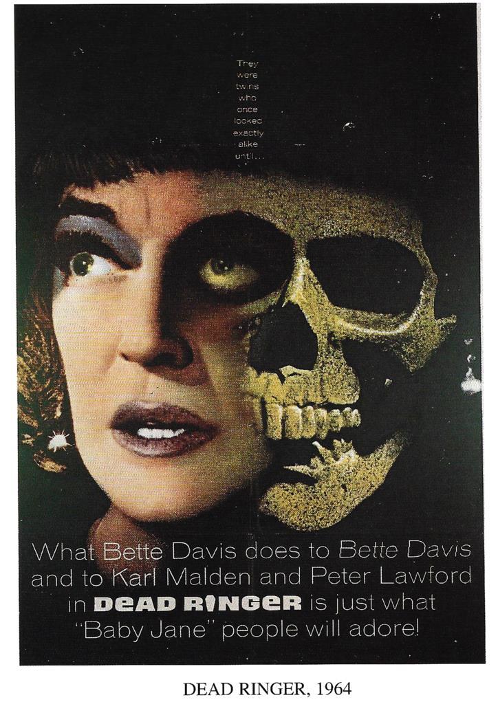 Poster DIN 4 numero 1234: Dead Ringer, 1964: Bette Davis, Karl Malden