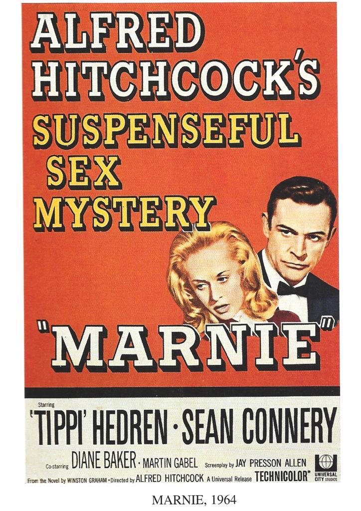 Poster DIN 4 numero 1235: Marnie, 1964: Alfred Hitchcock's, Tippi Hedren, Sean Connery