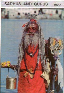POSTAL PV07160: Sadhus and Gurus, India