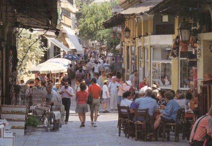 POSTAL PV07137: Plaka, Athens. Foto Pierre Couteau