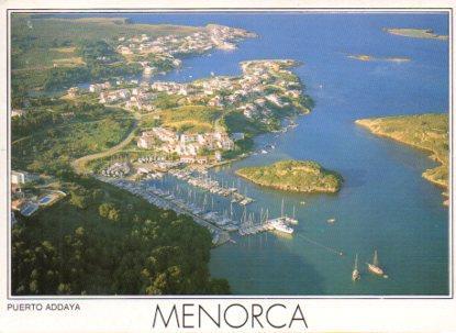 POSTAL PV07225: Puerto Addaya, Menorca