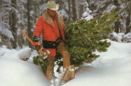 POSTAL PV07220: Publicidad Marlboro World. Vaquero en la nieve