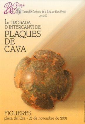POSTAL PV07198: Publicitat 1ª Trobada d'Intercanvi de plaques de cava, Figueres