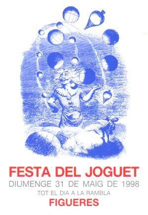 POSTAL PV07206: Publicitat Festa del Joguet a Figueres, maig 1998