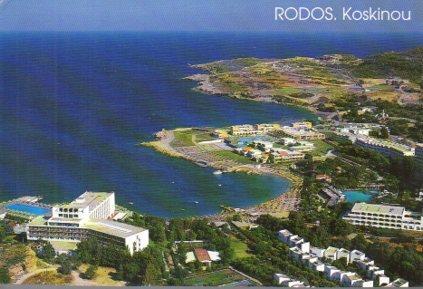 POSTAL PV07047: Vista aerea de Rodas, Grecia