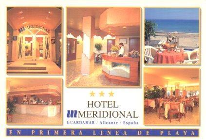 POSTAL PV07048: Publicidad Hotel Meridional en Guardamar, Alicante