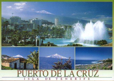 POSTAL PV07051: Vistas varias del Puerto de la Cruz, Tenerife