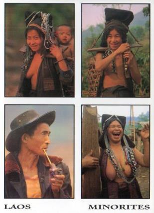 POSTAL PV07067: Minorites, Region de Phong Saly, Laos