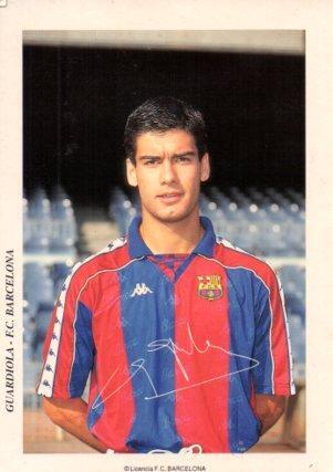 POSTAL PV07104: Guardiola jugador del F. C. Barcelona