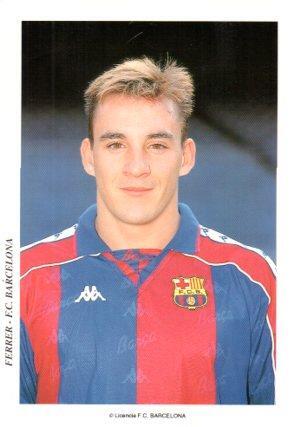 POSTAL PV07105: Ferrer jugador del F. C. Barcelona