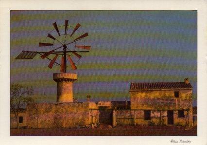 POSTAL PV07114: Molino en Cataluña. Foto de Alain Baudry
