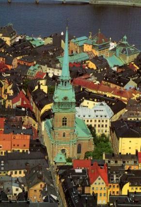 POSTAL PV07120: The Old Town, Stockholm. Foto Christer Lundin