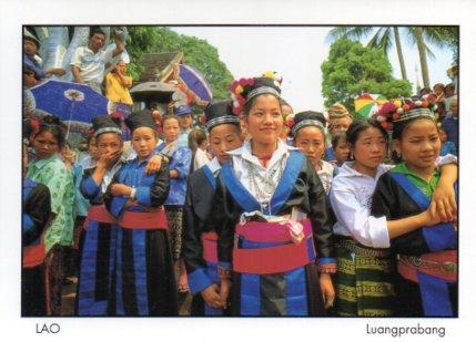 POSTAL PV07071: The Hilltribe, Luangprabang, Lao