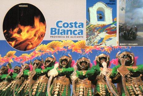 POSTAL PV07092: Publicidad fiestas populares en Costa Blanca