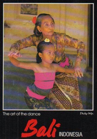 POSTAL PV07086: The art of the dance, Bali