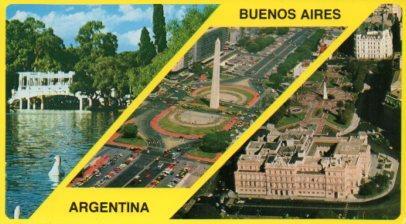POSTAL PV07330: Vistas varias aereas de Buenos Aires