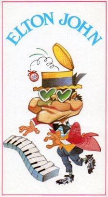 POSTAL PV07337: Caricatura Elton John. Postales El Jueves