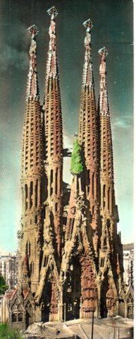 POSTAL PV07383: Templo Expiatorio de la Sagrada Familia, Barcelona