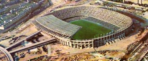 POSTAL PV07391: Vista aerea del Estadio de C. de F. Barcelona