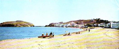POSTAL PV07395: La playa de Llansa, vista panoramica